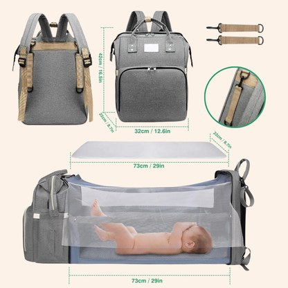 Toddlie™ Bassinet & Changing Station Diaper Bag